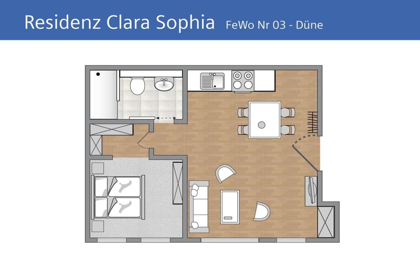 Ferienwohnung Duene In Der Residenz Clara Sophia Остзебад Бинц Экстерьер фото