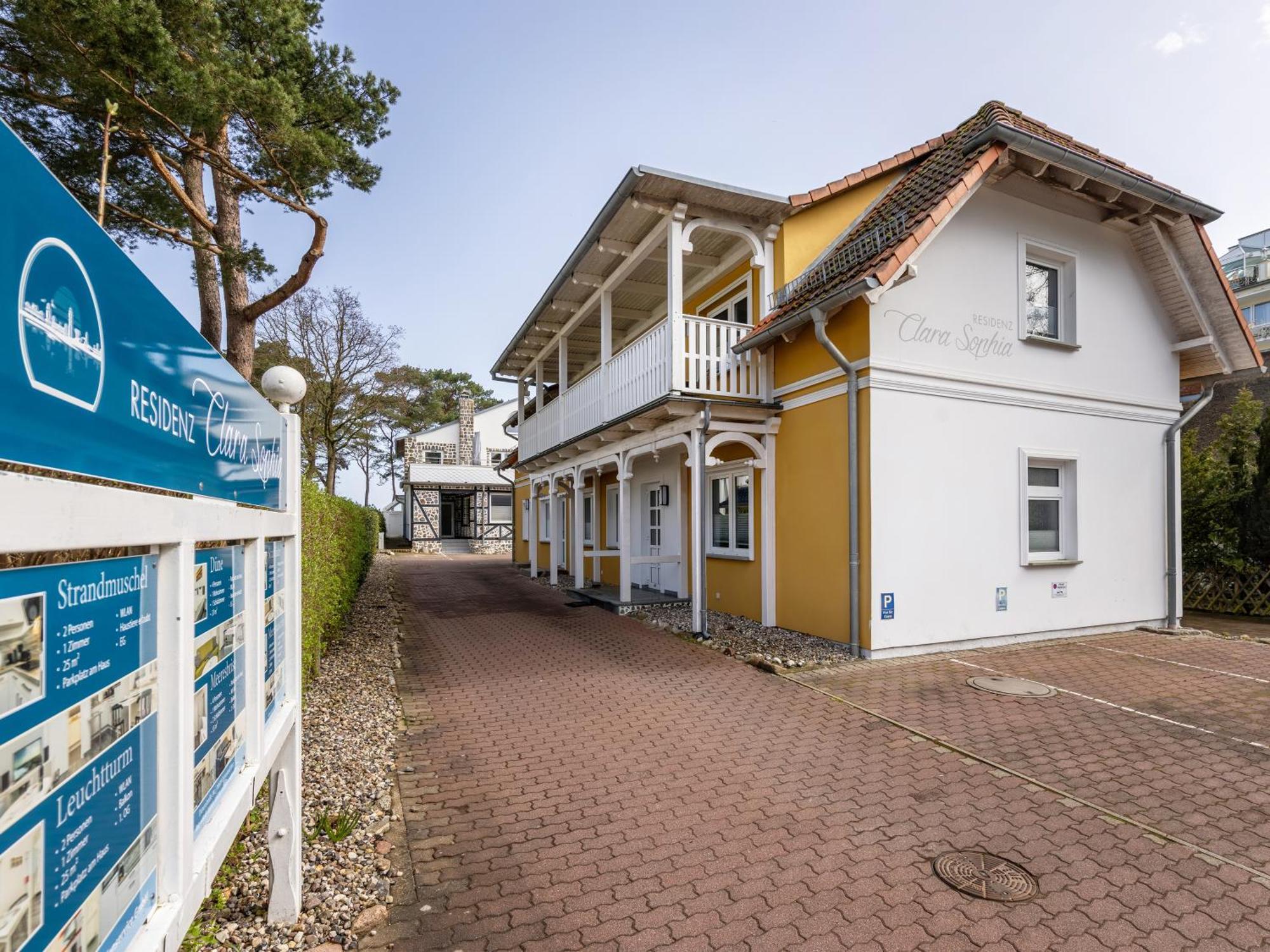 Ferienwohnung Duene In Der Residenz Clara Sophia Остзебад Бинц Экстерьер фото